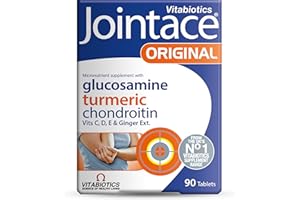Jointace Original by Vitabiotics - Comprehensive Bone & Cartilage Support - Includes Turmeric, Ginger, Glucosamine & Chondroitin – 90 Tablets