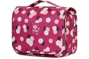 NARWEY Kulturtasche Damen Gross - Kulturtasche Zum Aufhängen, Kulturbeutel für Damen & Herren Kosmetiktasche - Waschtasche