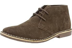 Thomas Crick Men's 'Gobi' Suede Desert Boots, Formal, Classic, Comfortable and Stylish, Fashionable Addition to Any Outfit, Made with Leather (Black/Brown/Navy/Stone)