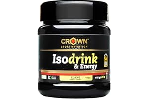 Crown Sport Nutrition Bebida Isotónica - Isotónico en polvo con carbohidratos, sales y aminoácidos. Certificación antidoping Informed Sport