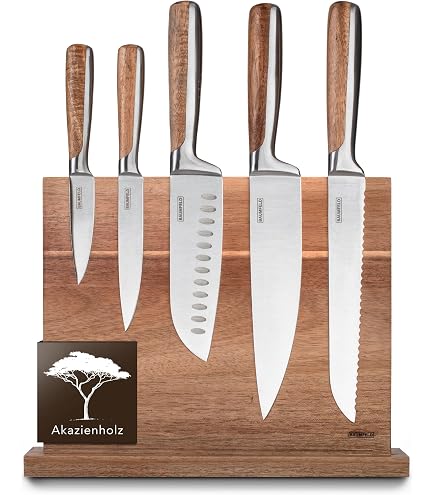Produktbild von ECHTWERK Messerblock 14tlg , Basic Küchenmesser Set Aus Hochwertigem Klingenstahl Griff Schwarz C687491057