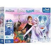 Trefl 50010 60 XXL Super Shape &ccedil;ılgın şekil yapbozlar, b&uuml;y&uuml;k par&ccedil;alar, renkli yapbozlar, masal karakterleri, 4 yaşından b&uuml;y&uuml;k