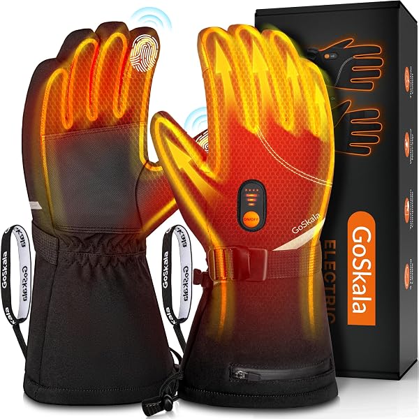 Eventek Gants Chauffants Épais 5500mAh – 3 Niveaux Chaleur, Écran Tactile, Hommes & Femmes