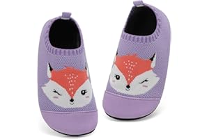 VOLHAL Hausschuhe ​Kinder Junge Mädchen Barfussschuhe Pantoffeln Lauflernschuhe ​Rutschfest ​Kindergarten für Atmungsaktive​Weich Kleinkinder ​Unisex Schuhe