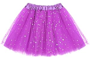 SYHOOD Mädchen 2-8 Jahre Tutu 3 Schichten Tüll Paillette Ballett Tanz Rock