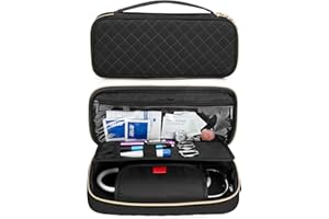 Damero Protective Stethoscope Case Compatible with 3M Littmann/ADC/Omron Stethoscope, Stethoscope Carrying Bag Travel Case for Nurse Accessories, Black
