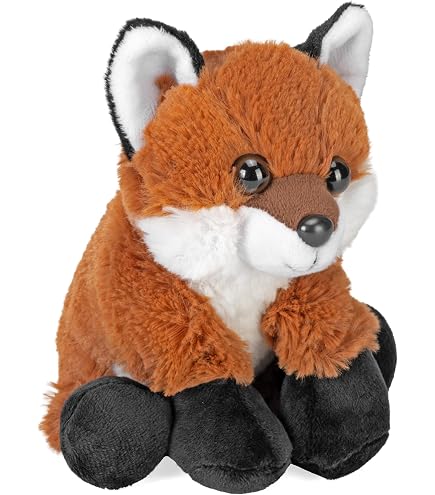 Teddy Hermann 90321 Fox sitting reddish brown 20 cm, cuddly toy