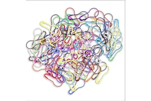 SZXMDKH Épingles De Sûreté, 100 Pcs Gourde Épingles, Epingle Nourrice Métal, Sécurité Pins, Epingle Nourrice, pour Travaux de Couture et de Bricolage, Marqueurs de Point