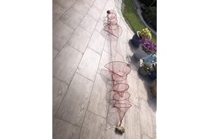 Machermann-Germany Doppelreuse Aalreuse Krebsreuse Fischreuse 3 Meter Länge Reusen Fischnetz,Angelnetz,Reuse