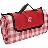 Pelle & Sol Picnic Blanket, Foldable Outdoor Beach Blanket, Waterproof, Sand proof, Machine Washable, Slip Resistant With Car