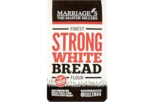 MARRIAGE'S W & H Marriage & Son Finest Strong (White) Breadmaking Flour 1.5kg (Pack of 5)