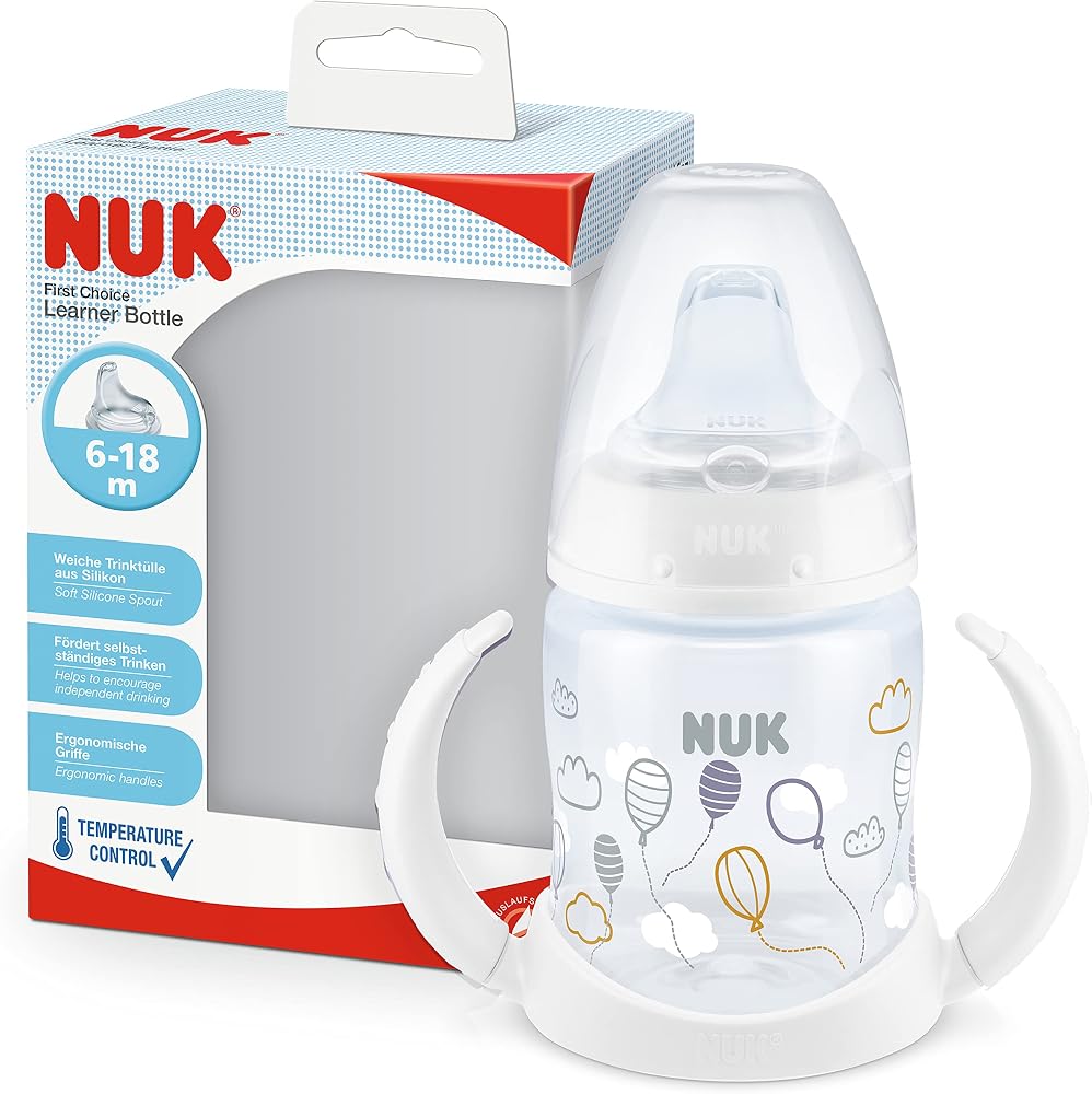 NUK FC Eğitici Alıştırma Bardağı, 150 ml, Beyaz