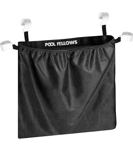 Pool Fellows Panier de rangement en plastique pour piscine, support pour nouilles, jouets, flotteurs, serviettes, organisateur en maille pour équipements de natation, mini style