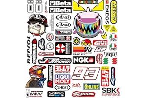DABBOO 3 StüCk Motorrad Auto Aufkleber Wetterfeste Vinyl Aufkleber Sticker Sponsoren Roller Vinylaufkleber Motocross Racing Stickers Geeignet FüR MotorräDer, Skateboard, Auto Und GeläNdemotorräDer