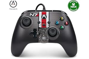 Manette filaire améliorée PowerA pour Xbox Series X|S - Mass Effect N7