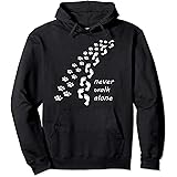 Never Walk Alone Dog Owner Women S Hoodie Amazon Co Uk Clothing
