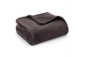 Bedsure przytulny kocyk Brązowy koc XL Sofa, miękki i ciepły koc polarowy jako koc na sofę/koc na kanapę, przytulne koce do życia, przytulne koce, wyjątkowo puszysty i pluszowy koc na sofę 150x200 cm