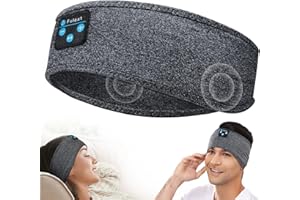 Fulext Cuffie per dormire Bluetooth, morbide ed elastiche, comode, con fascia Bluetooth, per uomini, donne, adolescenti, Natale, festa della mamma, compleanno