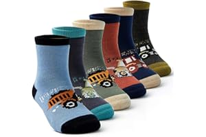 Moon Tree Kindersocken Jungen Warme Wintersocken Kinder Dicke Baumwollsocken