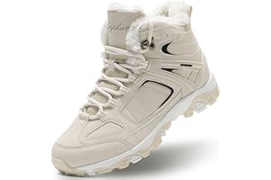 ASHION Damen Winterstiefel Winterschuhe Stiefel Stiefeletten Gefütterte Schneestiefel Wandern Boots Draussen 36-42