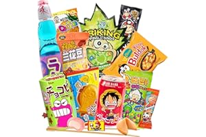 NEVALU ASIAN BOX | Productos Premium Asiátios Importados | Snacks, Galletas, Ramen, Ramune, Soda, Mochis y Dulces | Caja Regalos con Bonita Frase