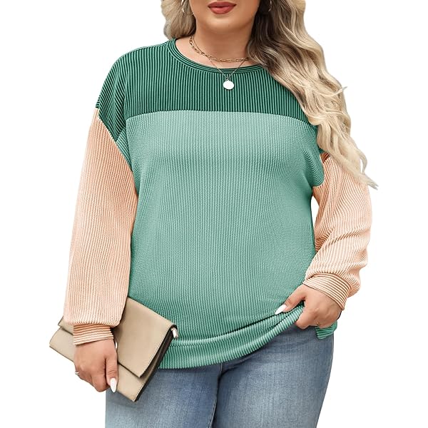 Rotista Damestruien, dames-sweatshirt kabelgebreide trui, tuniek, trui met lange mouwen en ronde hals, informele grove wintertrui, gebreide losse tops met een effen kleur, Lichtgrijs, L