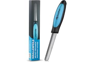BluePet klofil för hundar och katter, nagelfil hundklor, fil | Fin fil med ergonomiskt handtag. För klovård av hundar, katter