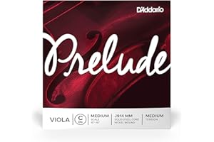 D'Addario J914 MM Prelude Medium Scale Medium Tension Single C String for Viola