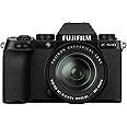 Fujifilm X-S10 Mirrorless Digital Camera, Black, with XF18-55mmF2.8-4 R LM Optical Image Stabiliser Lens