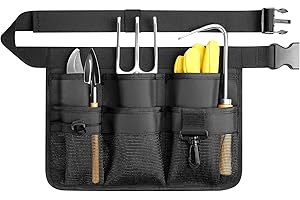 ‎WINHUNT winhunt Werkzeug-Gürteltasche mit Mehreren Taschen, Arbeitswerkzeug-Gürtel mit Kleinteilehaken für Gartenscheren, Schraubenschlüssel, Hämmer, Schraubendreher