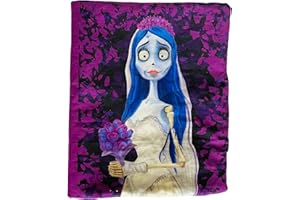 APH Funda artesanal mediana tipo bolso para libros y tablets de LA NOVIA CADÁVER + marcapáginas de regalo, funda de algodón ecológico, acolchada. Regalo ideal para adolescentes