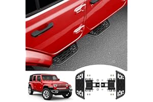Utiiy Running Boards Fit for 2018-2024 Jeep Wrangler JL Front Door Side Steps 2/4 Doors Nerf Bars Repalcement for 2018 2019 2020 2021 2022 2023 2024 Jeep Wrangler JL Accessories