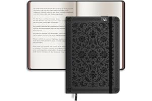 BIROYAL Notatnik A5 w kropki, Bullet Journal w twardej oprawie, 256 stron Dotted Notebook, papier 120gsm, Notatnik w kropki, Estetyczny notatnik dla kobiet i mężczyzn do notatek, Doodling