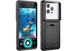 Focusor Custodia Impermeabile 15M Professionale IPX8 Smartphone 6.1-6.9‘’ Universale Cover Subacquea [Touchscreen Subacqueo] Asciutta Borsa per iPhone Samsung Galaxy Huawei XiaoMi Google Pixel