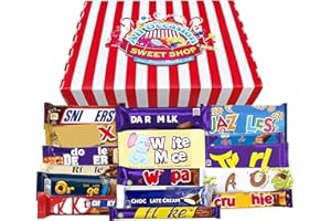 ALL OCCASION SWEET SHOP Chocolate Gift Box Hamper | Assorted Box of Chocolates | Full Size Chocolate Bars | Happy Birthday Sweet Treats Gift Box