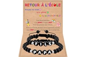 SUNSH 2/3 Mere Fille Bracelets, Cadeau Maman Fille, Cadeau Fête Des Mères, Anniversaire Noel Femme Ado Filles, Cadeaux Retour à L'école