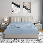Soley | Jersey | 100% Natural Cotton Single/Double Elastic Sheet BLUE