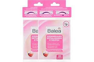 VOLANS Balea Augenbrauen Enthaarungsstreifen, 2 x 20 Stück