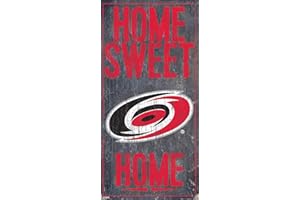 Fan Creations NHL Carolina Hurricanes Unisex Carolina Hurricanes Home Sweet Home, Team-Farbe, 6 x 12