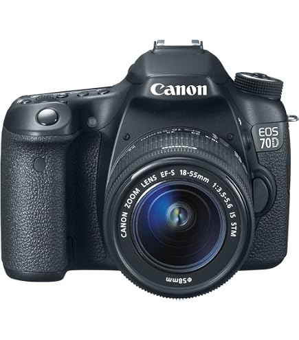 Canon EOS 70D Camera Kit SLR 20.2MP CMOS 5472 x 3648 pixels, Black