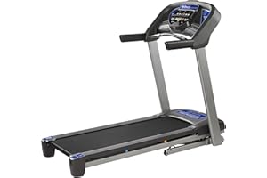 Horizon Fitness T101 Folding Treadmill - Running & Walking Treadmill w/Incline & Bluetooth - Home Foldable Treadmill Running Machine - 136kg Capacity