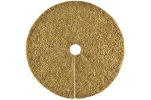 HaGa® Kokosscheibe 5er-Pack Winterschutz für Topfpflanzen Kübelabdeckung Ø25cm