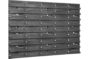 ‎BOTLE botle Lagersystem Wandregal | 576 x 390 mm | Stapelboxen Schüttenregal Sichtlagerkästen | Extra Starke Wandplatten | Regal Erweiterbar | Werkstattregal Lagerregal Werkstattwandregal Steckregal
