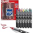 SHARPIE Creative Markers, Water-Based Acrylic Markers, Brush Tip, Assorted Colors, 12 Count