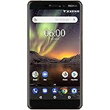 Nokia 6.1 Smartphone (13,97 cm (5,5 Zoll) IPS Full-HD Display, Dual Sim, 32GB ROM, 3GB RAM, 16MP Rückkamera, 8MP Frontkamera, Android 8 Oreo, inkl. Displayschutzfolie) schwarz/ kupfer, version 2018