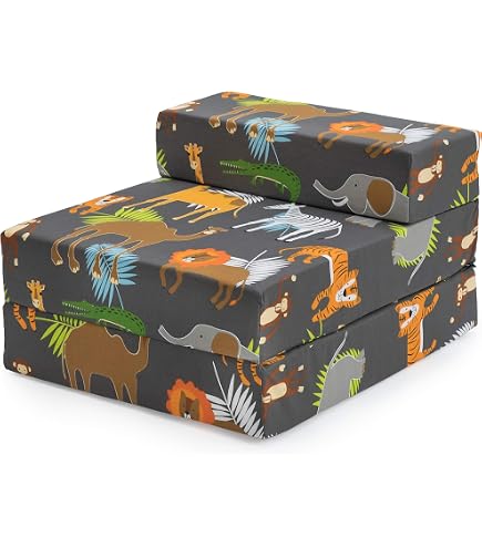 Matelas Pliant Beige 160x60cm Avec Appui-tête - Lit D'appoint, Futon Pour Invités Ou Enfant