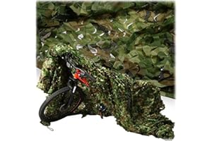 Yaloy 210D Tarnnetz Bundeswehr Tarn Netz Tarnung 1.5x6M 3x4M 4x5M 5x6M 6x8M 2x10M Sonnenschutz Jagd Camouflage Netz, Camo Army Netz, Tarnnetz für Outdoor Garten Camping Militär