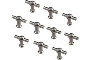 Gedotec Designerski uchwyt meblowy stal szlachetna gałka meblowa do szuflady - kotwica | wysokość: 40 mm | gałka do drzwi stal szlachetna matowa szczotkowana | 10 sztuk - gałka do szuflad i drzwi szafy