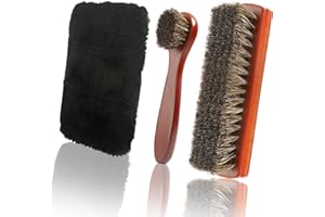 CHICQUENCH Brosse Chaussure,3PCS Kit Nettoyage Chaussure,Brosse A Chaussure,Nettoyage Chaussure,Brosse Chaussure Nettoyage,Entretien Chaussures,Brosses De Nettoyage pour Chaussures,Cirage pour Chaussures Brosse