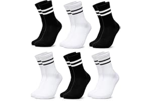 Occulto CALZINI per BAMBINO e BAMBINA (6 Paia, Modello: Junior) con SUOLA IMBOTTITA per lo SPORT e il TEMPO LIBERO, CALZE SPORTIVI COLORATI per BAMBINA e BAMBINO in COTONE